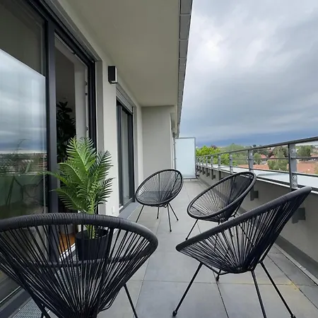 Aryve Boutique-apartment Dresdner Penthouse Mit Dachterrasse - Tiefgaragenstellplätze - Design-interieur *