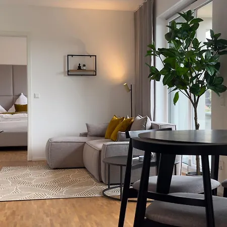 Aryve Boutique-apartment Dresdner Penthouse Mit Dachterrasse - Tiefgaragenstellplaetze - Design-interieur Apartamento