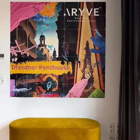 Appartamento Aryve Boutique-apartment Dresdner Penthouse Mit Dachterrasse - Tiefgaragenstellplaetze - Design-interieur *
