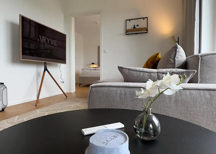 Aryve Boutique-apartment Dresdner Penthouse Mit Dachterrasse - Tiefgaragenstellplaetze - Design-interieur دريسدن