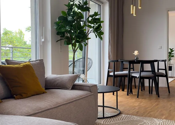 Aryve Boutique-apartment Dresdner Penthouse Mit Dachterrasse - Tiefgaragenstellplaetze - Design-interieur *