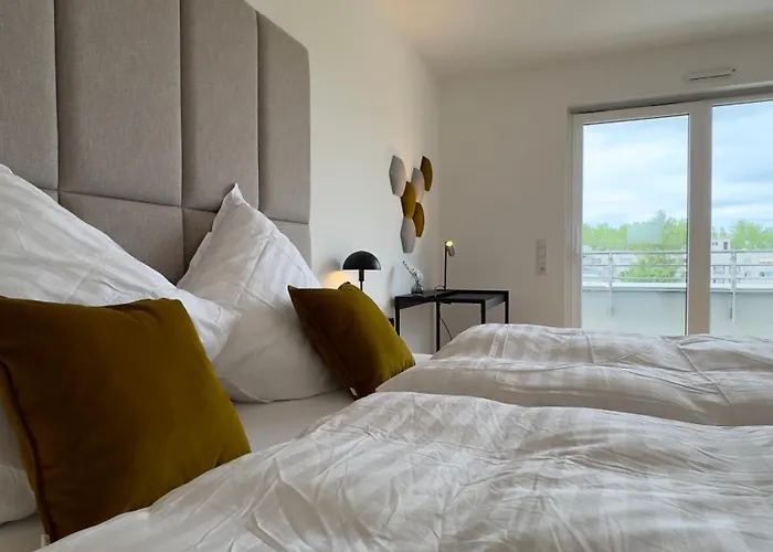 Aryve Boutique-apartment Dresdner Penthouse Mit Dachterrasse - Tiefgaragenstellplaetze - Design-interieur 公寓 *