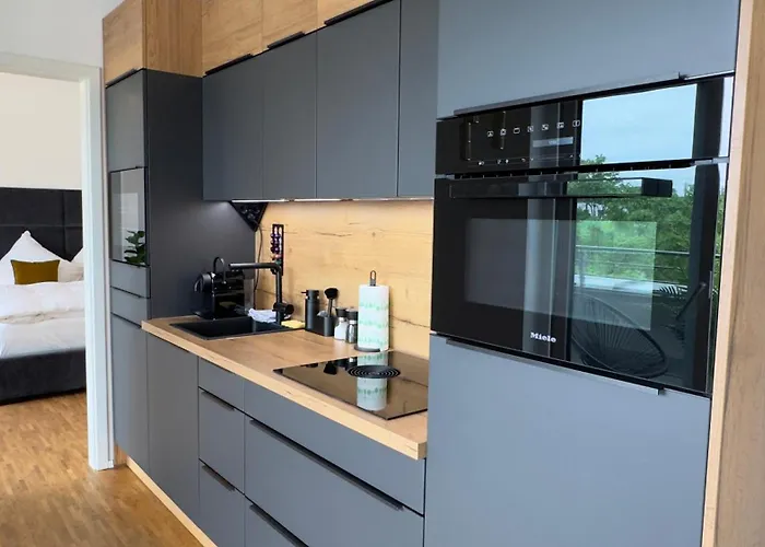 Aryve Boutique-apartment Dresdner Penthouse Mit Dachterrasse - Tiefgaragenstellplaetze - Design-interieur 公寓