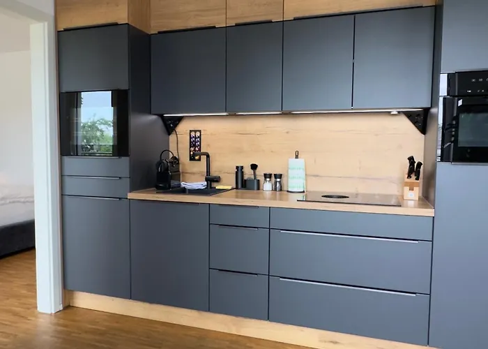 Aryve Boutique-apartment Dresdner Penthouse Mit Dachterrasse - Tiefgaragenstellplaetze - Design-interieur * 德累斯顿