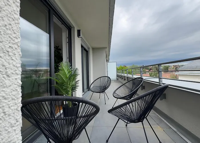 Aryve Boutique-apartment Dresdner Penthouse Mit Dachterrasse - Tiefgaragenstellplätze - Design-interieur *