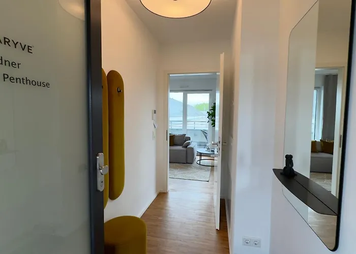 Apartment Aryve Boutique-apartment Dresdner Penthouse Mit Dachterrasse - Tiefgaragenstellplätze - Design-interieur